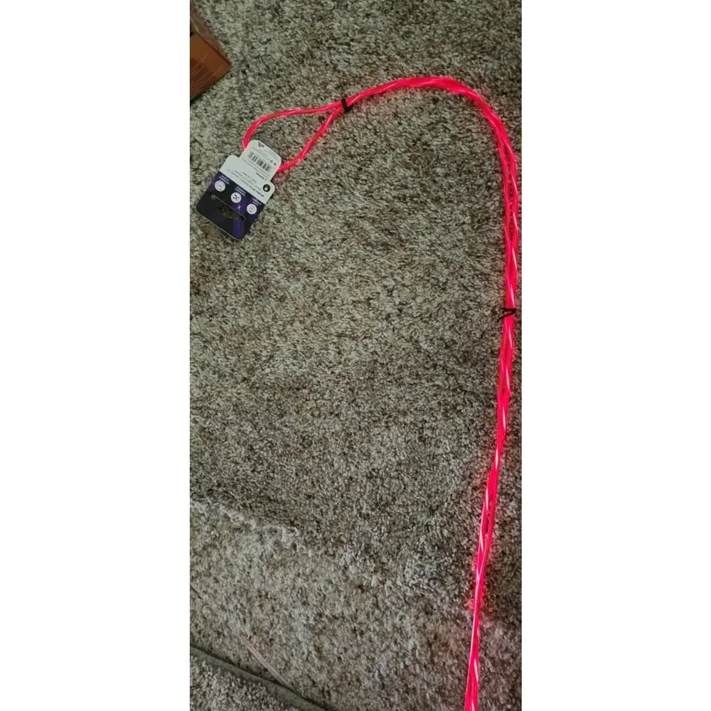 Light Up Cable USB Type C Charge & Sync 7' Reversible Plug Rapid Charge Red